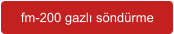 fm-200 gazlı söndürme